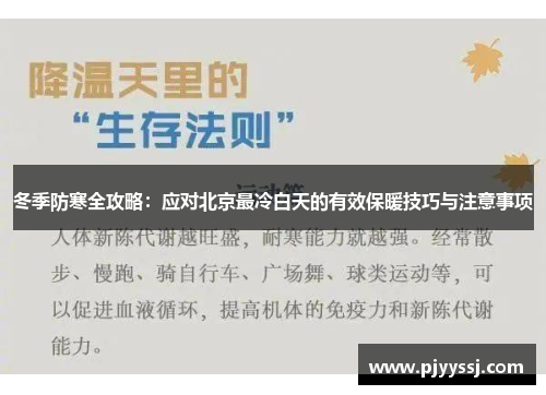 冬季防寒全攻略：应对北京最冷白天的有效保暖技巧与注意事项